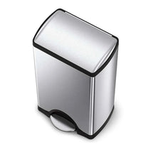 פח אשפה מלבני נירוסטה 38 ליטר simplehuman