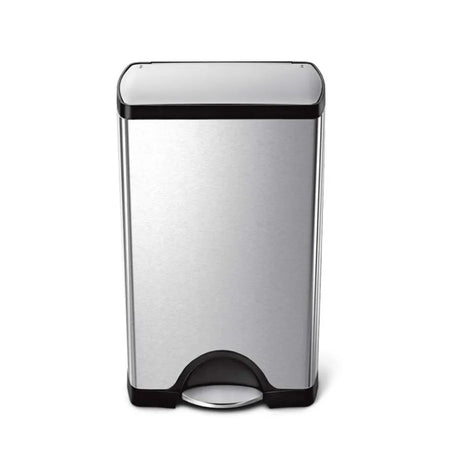 פח אשפה מלבני נירוסטה 38 ליטר simplehuman