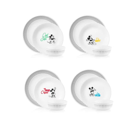 סט 12 צלחות Mickey by Disney קורנינג
