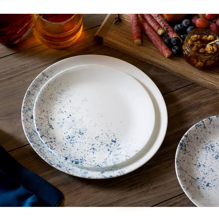 צלחת מנה עיקרית Indigo Speckle קורנינג