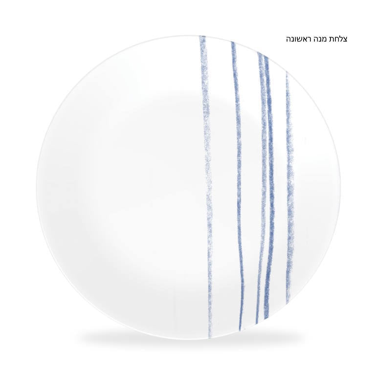 סט 18 צלחות Botanical Stripes קורנינג