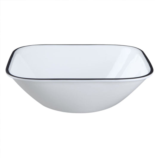 קערת מרק מרובעת 650ml פס שחור קורנינג