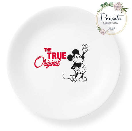 צלחת מנה ראשונה קורנינג Mickey by Disney אדום