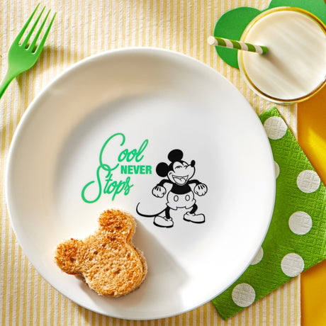 צלחת מנה ראשונה קורנינג Mickey by Disney ירוק