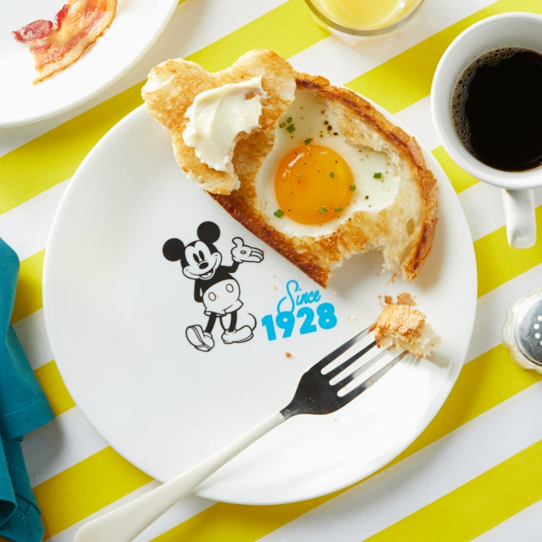 צלחת מנה ראשונה קורנינג Mickey by Disney כחול