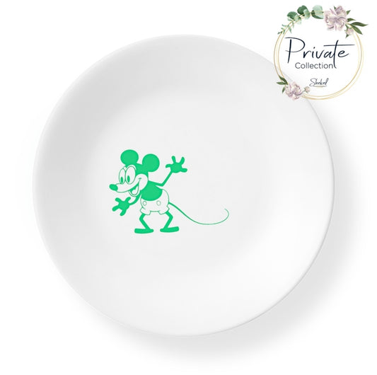 צלחת עוגה קורנינג Mickey by Disney ירוק