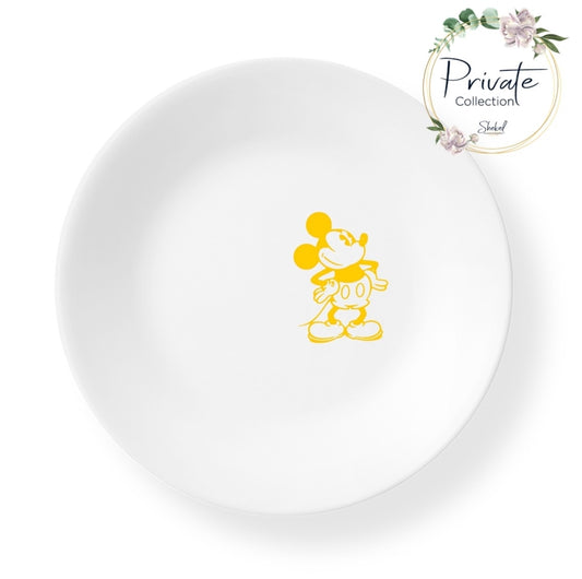 צלחת עוגה קורנינג Mickey by Disney צהוב