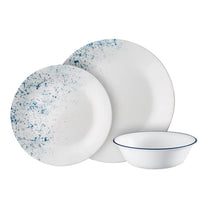סט 18 צלחות Indigo Speckle קורנינג