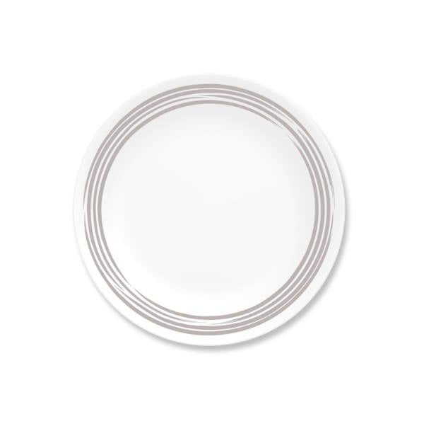 צלחת מנה ראשונה Brushed Silver קורנינג