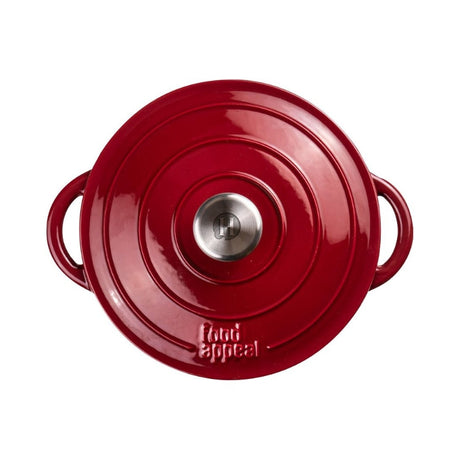 סוטאז' ברייזר 3.2 ליטר יציקת ברזל HERITAGE 30cm אדום Food Appeal