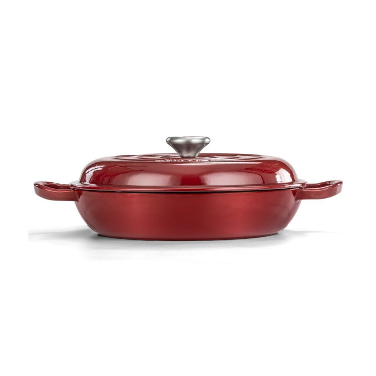 סוטאז' ברייזר 3.2 ליטר יציקת ברזל HERITAGE 30cm אדום Food Appeal