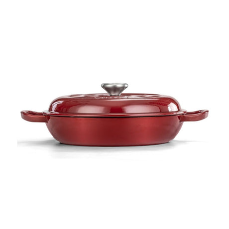 סוטאז' ברייזר 3.2 ליטר יציקת ברזל HERITAGE 30cm אדום Food Appeal
