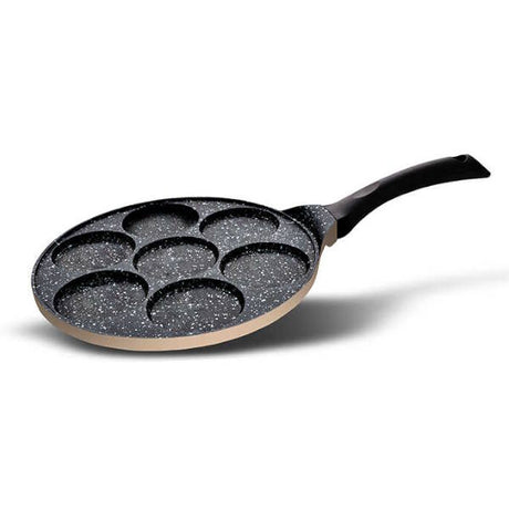 מחבת פנקייק 7 שקעים black marble קרם Food Appeal