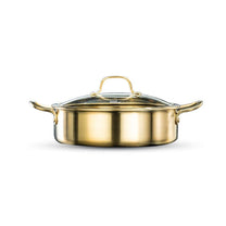 סיר סוטאז' נירוסטה CROWN 36cm זהב Food Appeal