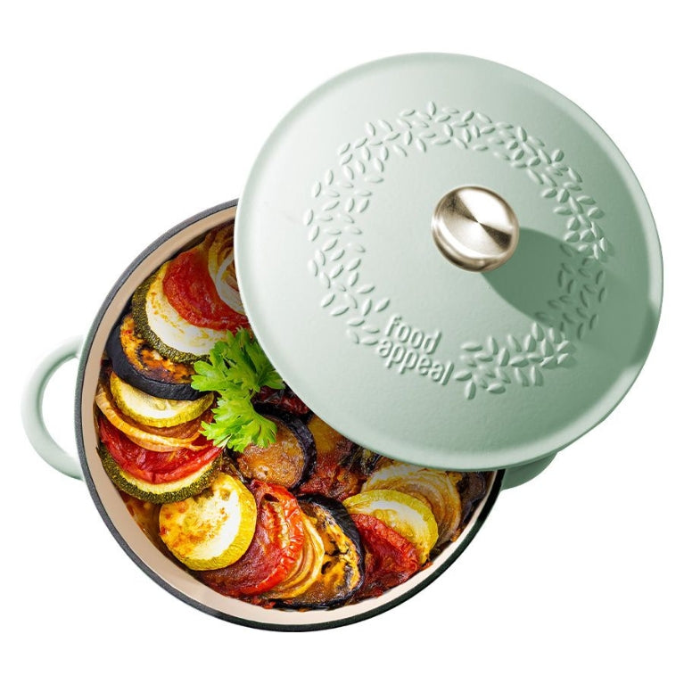 סיר 6.3 ליטר יציקת ברזל HERITAGE 28cm מרווה Food Appeal