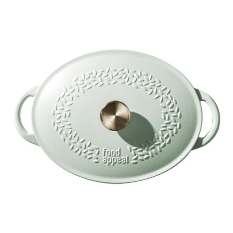 סיר אובלי 6.3 ליטר יציקת ברזל HERITAGE 33.5cm מרווה Food Appeal
