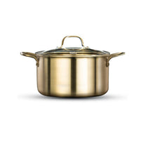 סיר נירוסטה CROWN 28cm זהב Food Appeal