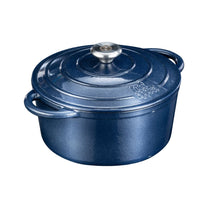 סיר 6.3 ליטר יציקת ברזל HERITAGE 28cm כחול Food Appeal