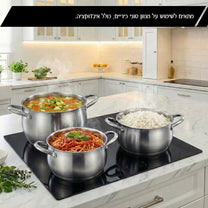 סט 3 סירי נירוסטה Food Appeal BELLA 18/20/26cm