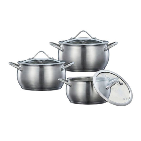 סט 3 סירי נירוסטה Food Appeal BELLA 18/20/26cm