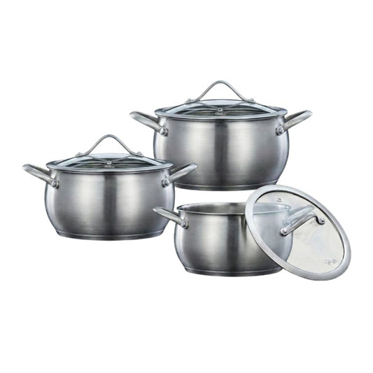 סט 3 סירי נירוסטה Food Appeal BELLA 18/20/26cm