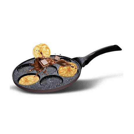 מחבת פנקייק 7 שקעים black marble חום Food Appeal