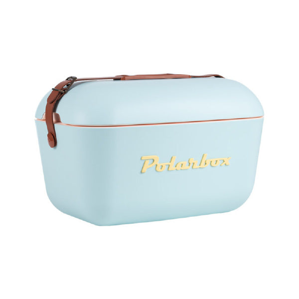 צידנית רטרו 20 ליטר תכלת/חום Polarbox