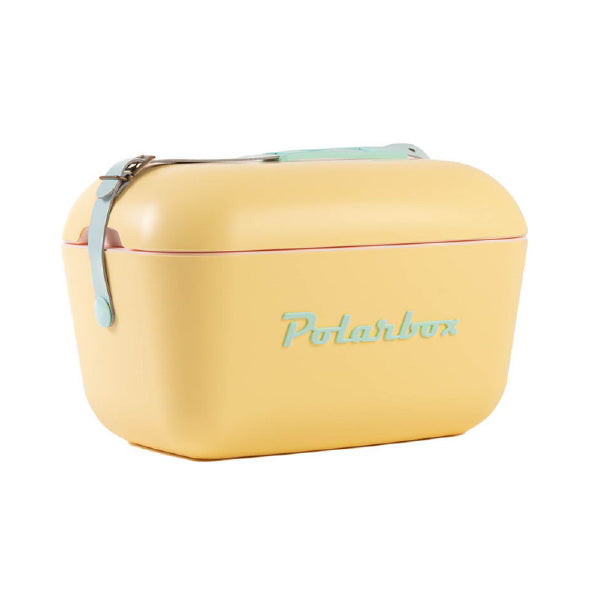 צידנית רטרו 12 ליטר צהוב/טורקיז Polarbox
