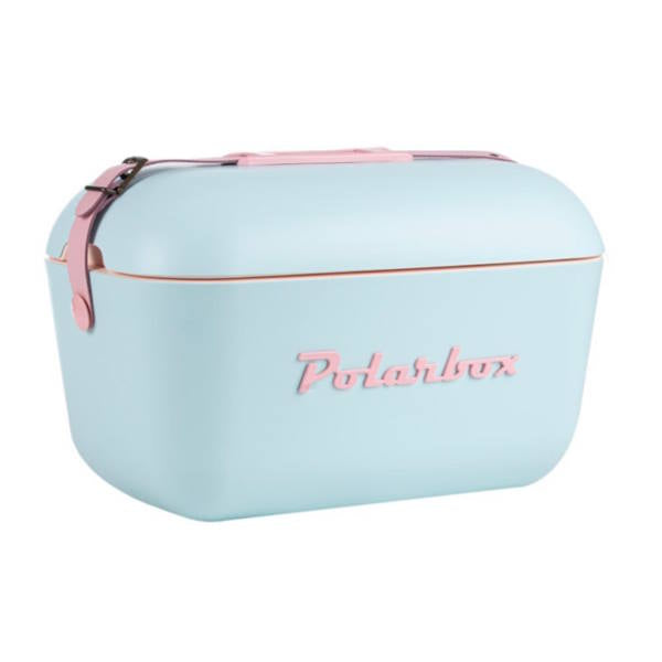צידנית רטרו 12 ליטר תכלת/ורוד Polarbox