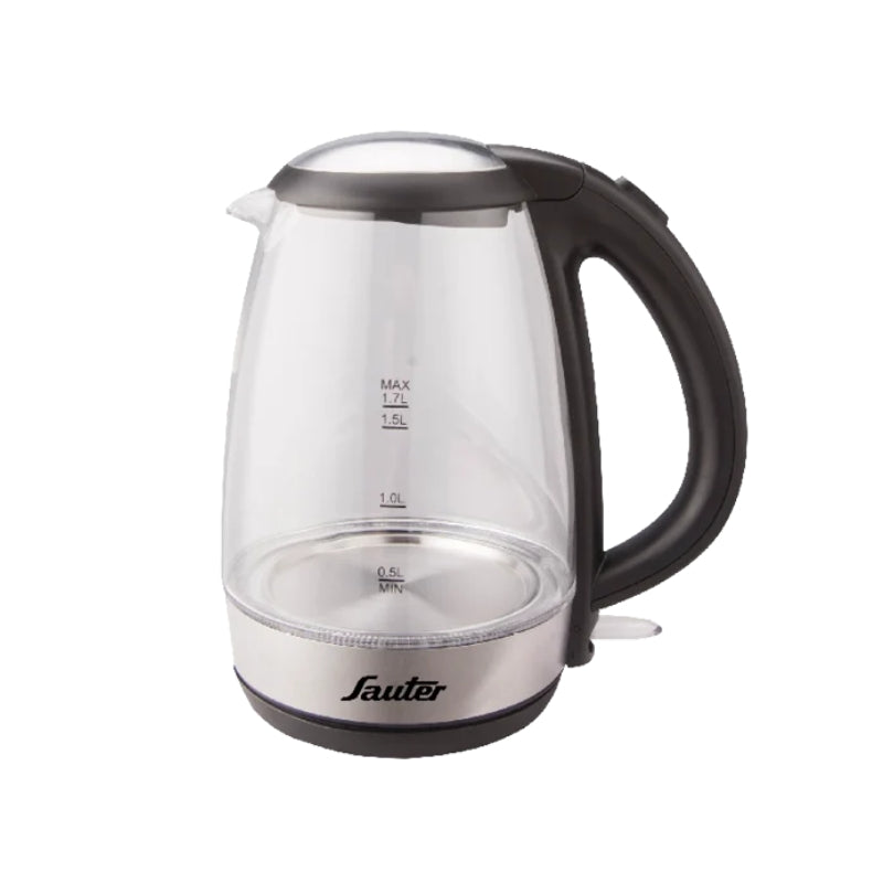 קומקום זכוכית שחור SAUTER WK150B