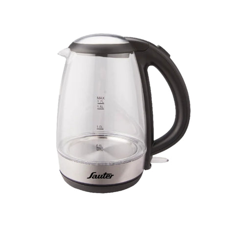 קומקום זכוכית שחור SAUTER WK150B
