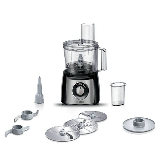מעבד מזון קומפקטי שחור BOSCH MCM3421M