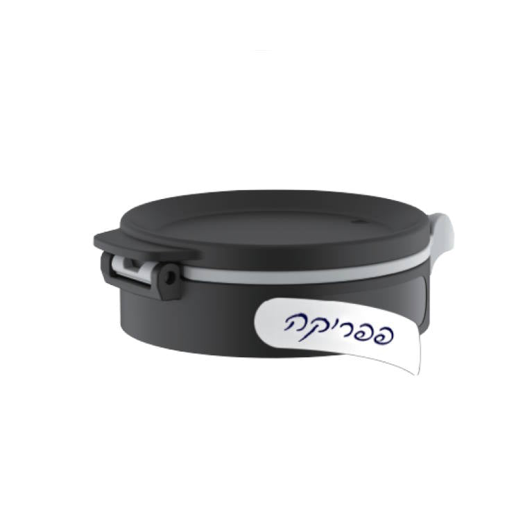 מעמד תבלינים מסתובב עם 6 צנצנות