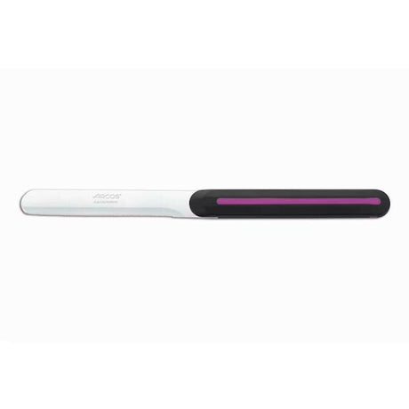 סכין מריחה משוננת פס סגול Arcos Linea 10cm