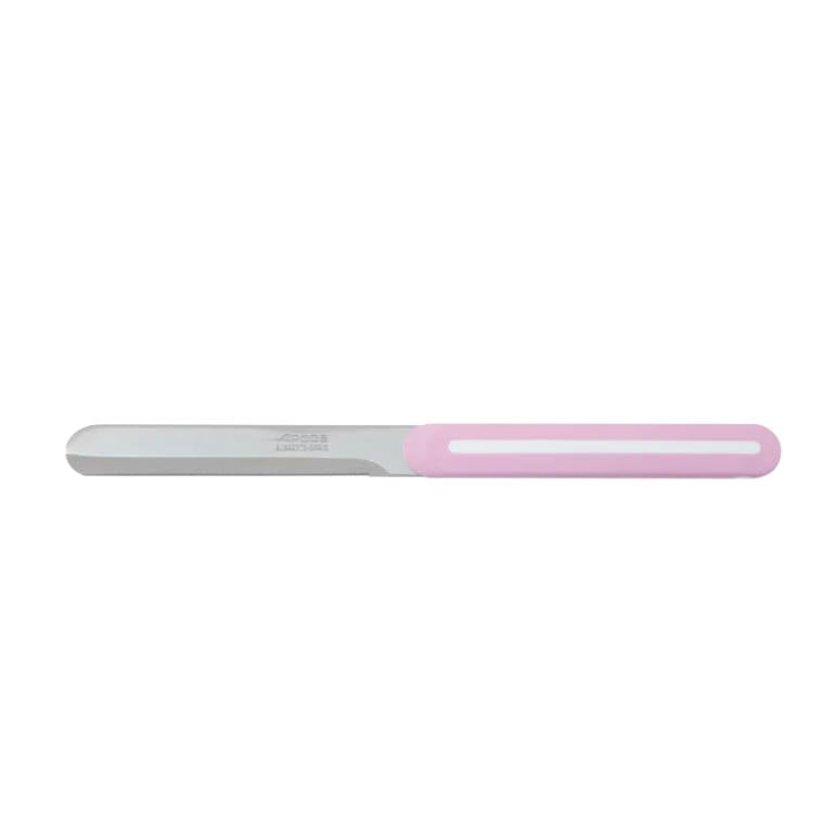 סכין מריחה משוננת ורוד לבן Arcos Linea 10cm