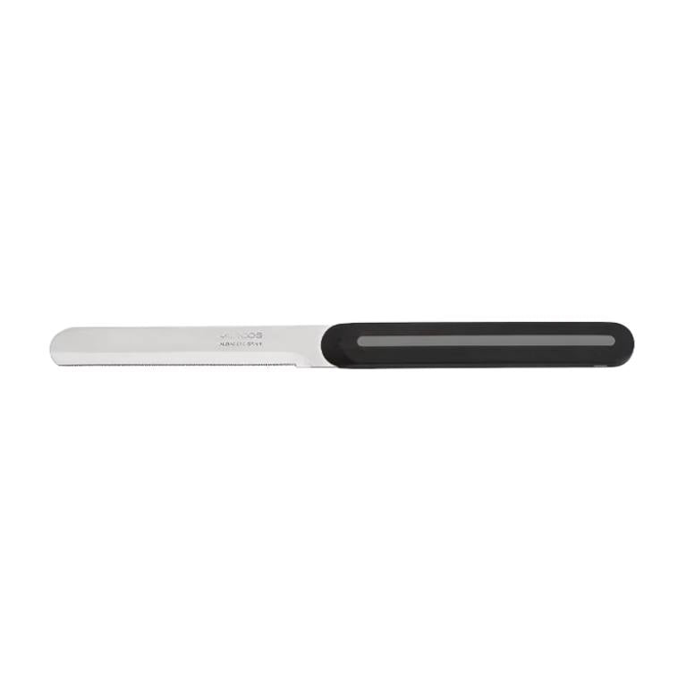 סכין מריחה משוננת שחור-אפור Arcos Linea 10cm