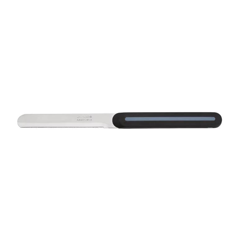 סכין מריחה משוננת שחור-כחול Arcos Linea 10cm