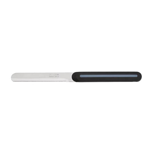 סכין מריחה משוננת שחור-כחול Arcos Linea 10cm