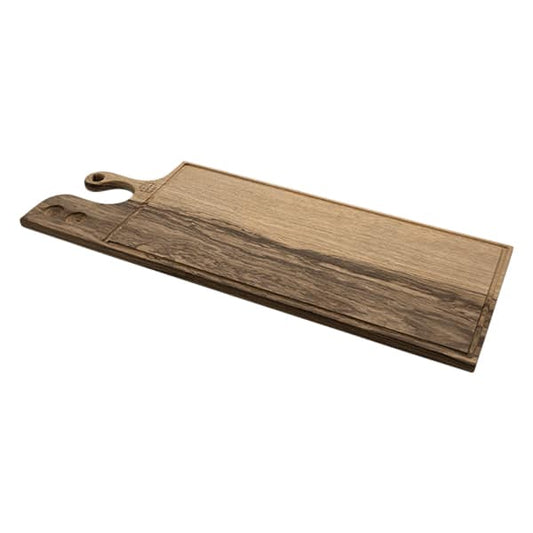 קרש עץ אגוז אפריקאי עם ידית לנתחים 96X36cm