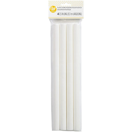 4 מקלות פלסטיק לתמיכה לעוגות Wilton