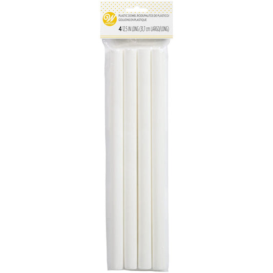 4 מקלות פלסטיק לתמיכה לעוגות Wilton