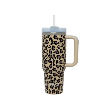 כוס שתייה גדולה Trendy Cup מנומרת  1.2 ליטר Roso