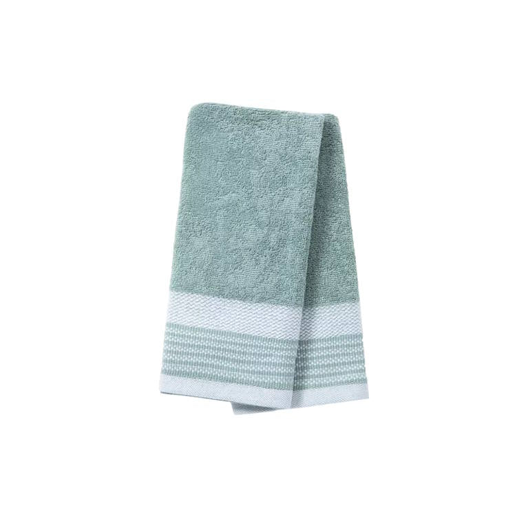 סט 2 מגבות מטבח ירקרק פסים Roso 60X40cm