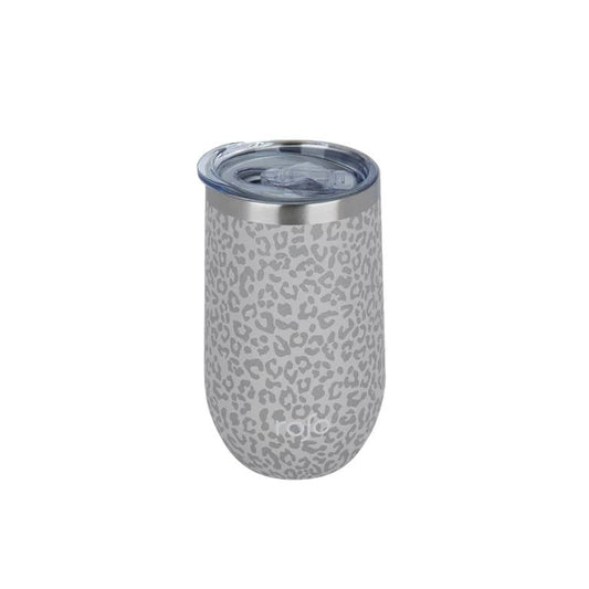 כוס תרמית נירוסטה עם הדפס אפור מנומר Roso 500ml