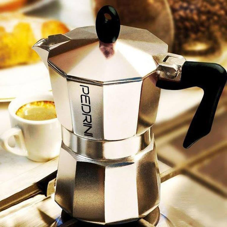 מקינטה אלומיניום 2 כוסות Pedrini Caffe