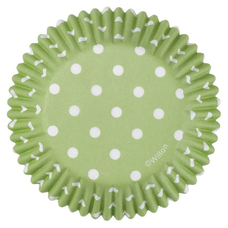 מנג'טים ירוק עם נקודות Wilton