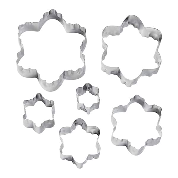 סט 6 חותכנים פרח Wilton