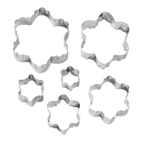 סט 6 חותכנים פרח Wilton