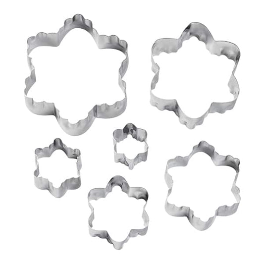 סט 6 חותכנים פרח Wilton