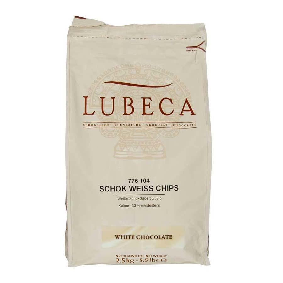 שוקולד לבן 1 ק"ג Lubeca